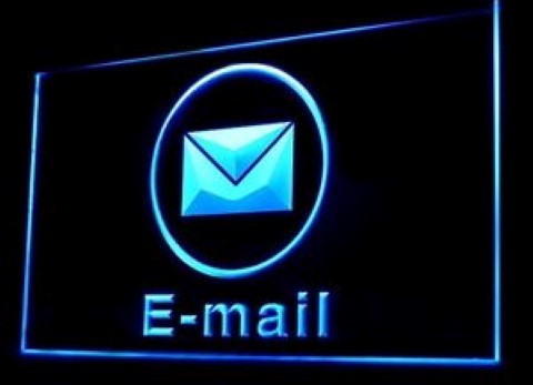 E-mail Services Internet Cafe LED Neon Sign